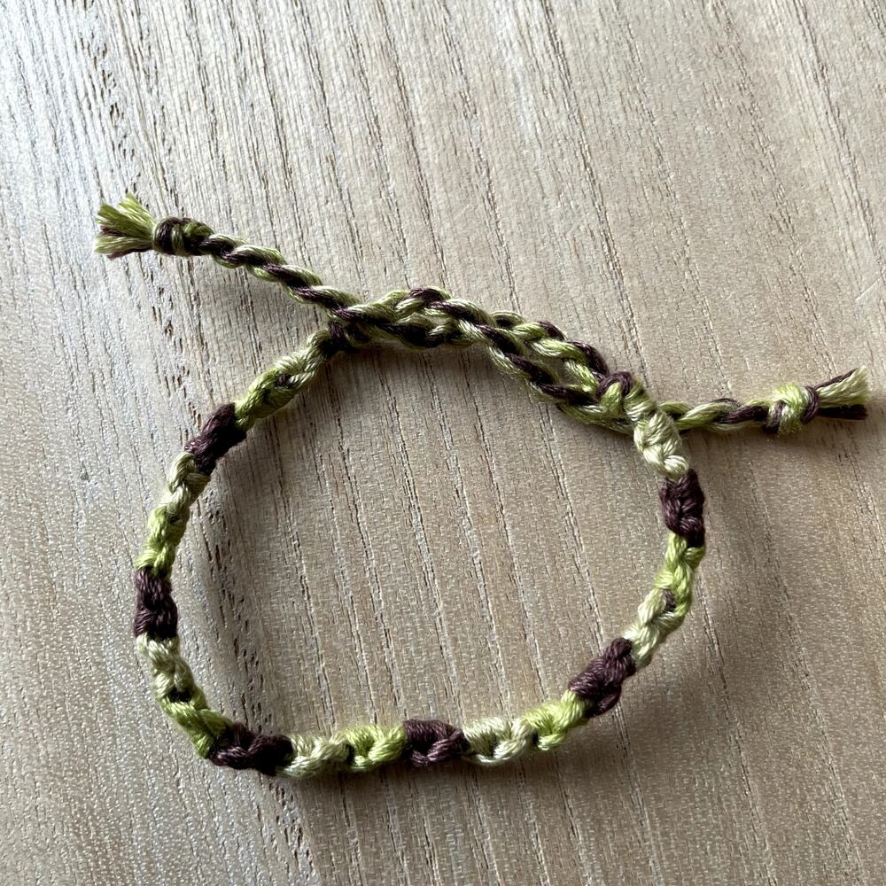 Ines Bracelet anklet trendy comfortable tie embroidery thread woven gift